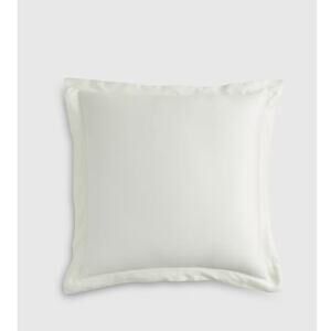 Quince 700 TC Giza Cotton Sateen Euro Sham 26 X 26 White NWOT #16